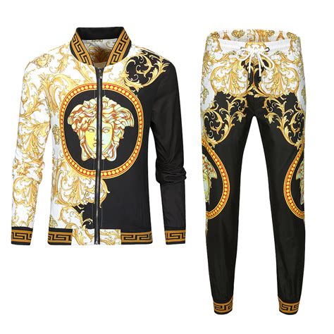 jogging versace homme|versace men's tracksuit alternatives.